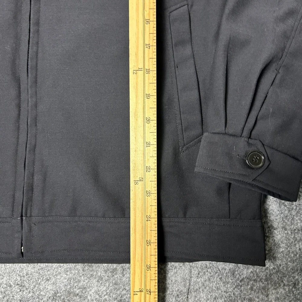 Polo Ralph Lauren Black Harrington Jacket Full Zip Vintage 90s Retro Size Large